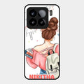 Girl With Book Glossy Metal Case Cover For Xiaomi 15 5G