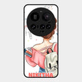 Girl With Book Glossy Metal Case Cover For Xiaomi 15 Ultra 5G
