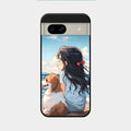 Girl With Dog Glossy Metal Case Cover For Google Pixel 8A 5G