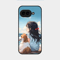 Girl With Dog Glossy Metal Case Cover For Google Pixel 9A 5G