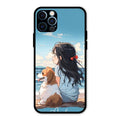 Girl With Dog Glossy Metal Case Cover For iPhone 12 Pro Max