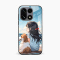 Girl With Dog Glossy Metal Case Cover For OnePlus 15 5G