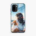 Girl With Dog Glossy Metal Case Cover For OnePlus 15R 5G