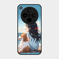 Girl With Dog Glossy Metal Case Cover For Oppo Find X8 5G
