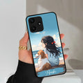 Girl With Dog Glossy Metal Case Cover For Redmi - ShopOnCliQ