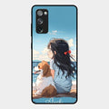 Girl With Dog Glossy Metal Case Cover For Samsung Galaxy S20 Fe 5G