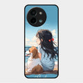 Girl With Dog Glossy Metal Case Cover For Vivo Y58 5G