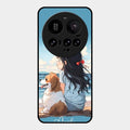 Girl With Dog Glossy Metal Case Cover For Xiaomi 15 Ultra 5G