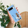Girl With Flower Customize Anti Yellow Case For Google Pixel 8 Pro 5G