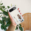 Girl With Flower Customize Anti Yellow Case For Google Pixel 9