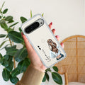 Girl With Flower Customize Transparent Silicon Case For Google Pixel 10 Pro XL