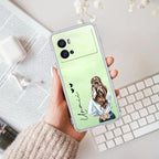 Girl With Flower Customize Anti Yellow Case For iQOO 9 Pro 5G