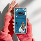 Girl With Flower Customize Anti Yellow Case For Nothing Phone 3A 5G