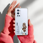 Girl With Flower Customize Anti Yellow Case For OnePlus 9 Pro