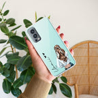 Girl With Flower Customize Anti Yellow Case For OnePlus Nord 2 5G