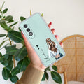 Girl With Flower Customize Transparent Silicon Case For OnePlus Nord CE 4 Lite 5G