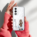 Girl With Flower Customize Anti Yellow Case For Oppo A5 5G