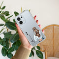 Girl With Flower Customize Transparent Silicon Case For Oppo A5 Pro 5G