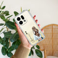 Girl With Flower Customize Transparent Silicon Case For Oppo Find X9 5G