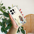 Girl With Flower Customize Transparent Silicon Case For Oppo Find X9 Pro 5G