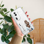 Girl With Flower Customize Anti Yellow Case For Oppo Reno 11 Pro 5G
