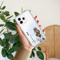 Girl With Flower Customize Transparent Silicon Case For Oppo Reno 15 5G