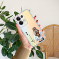 Girl With Flower Customize Anti Yellow Case For Oppo Reno 8 5G