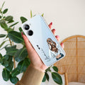 Girl With Flower Customize Transparent Silicon Case For Realme 10 Pro 5G