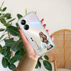 Girl With Flower Customize Anti Yelllow Case For Realme 10 Pro Plus 5G