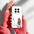 Girl With Flower Customize Anti Yelllow Case For Realme 14 Pro Lite 5G