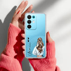 Girl With Flower Customize Anti Yelllow Case For Realme 15X 5G