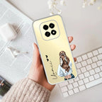 Girl With Flower Customize Transparent Silicon Case For Realme/Narzo - ShopOnCliQ