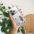 Girl With Flower Customize Transparent Silicon Case For Realme 10 Pro+ 5G