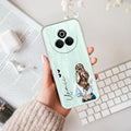 Girl With Flower Customize Anti Yelllow Case For Realme P3 Pro 5G
