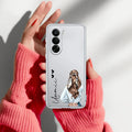 Girl With Flower Customize Anti Yelllow Case For Realme P4x 5G