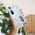 Girl With Flower Customize Anti Yellow Case For Redmi Note 10 Pro Max