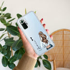 Girl With Flower Customize Anti Yellow Case For Redmi Note 10 Pro