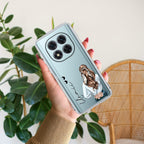 Girl With Flower Customize Transparent Silicon Case For Xiaomi 14 Civi 5G