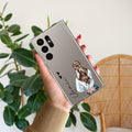 Girl With Flower Customize Anti Yellow Case For Samsung Galaxy S25 Ultra 5G