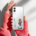 Girl With Flower Customize Anti Yellow Case For Samsung Galaxy S25 Edge 5G