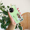 Girl With Flower Customize Anti Yellow Case For Vivo T3X 5G