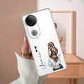 Girl With Flower Customize Anti Yellow Case For Vivo T4R 5G