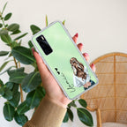 Girl With Flower Customize Anti Yellow Case For Vivo V20 SE