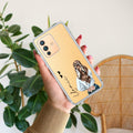 Girl With Flower Customize Anti Yellow Case For Vivo V23 5G