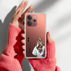 Girl With Flower Customize Transparent Silicon Case For Vivo