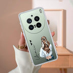 Girl With Flower Customize Anti Yellow Case For Vivo X200 Pro 5G