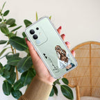 Girl With Flower Customize Anti Yellow Case For Vivo Y31 Pro 5G