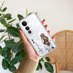 Girl With Flower Customize Transparent Silicon Case For Vivo Y400 Pro 5G
