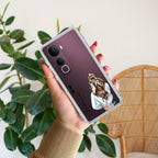 Girl With Flower Customize Transparent Silicon Case For Vivo - ShopOnCliQ