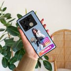 Girl With Flower Glossy Metal Case Cover For Infinix - ShopOnCliQ
